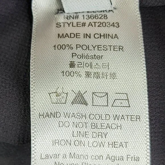 Womens Gray Dainty Hooligan Wrap Front Cami Tank Top V Neck Size L - Picture 7 of 13